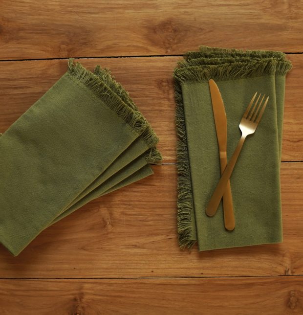Vintage Weave Table Runner & Napkin Set – Gift Bag