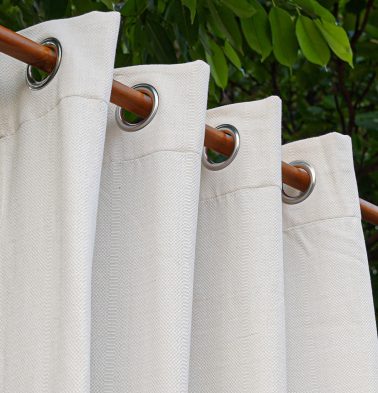 Kadoor Cotton Curtain Pristine White