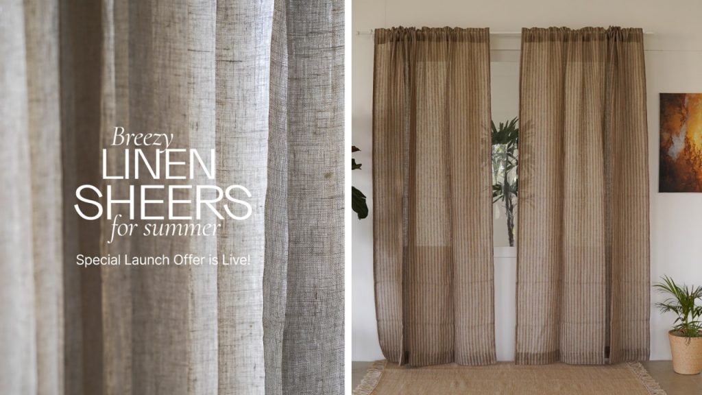 100% linen curtains, you invest in quality, sustainability, and timeless beauty.